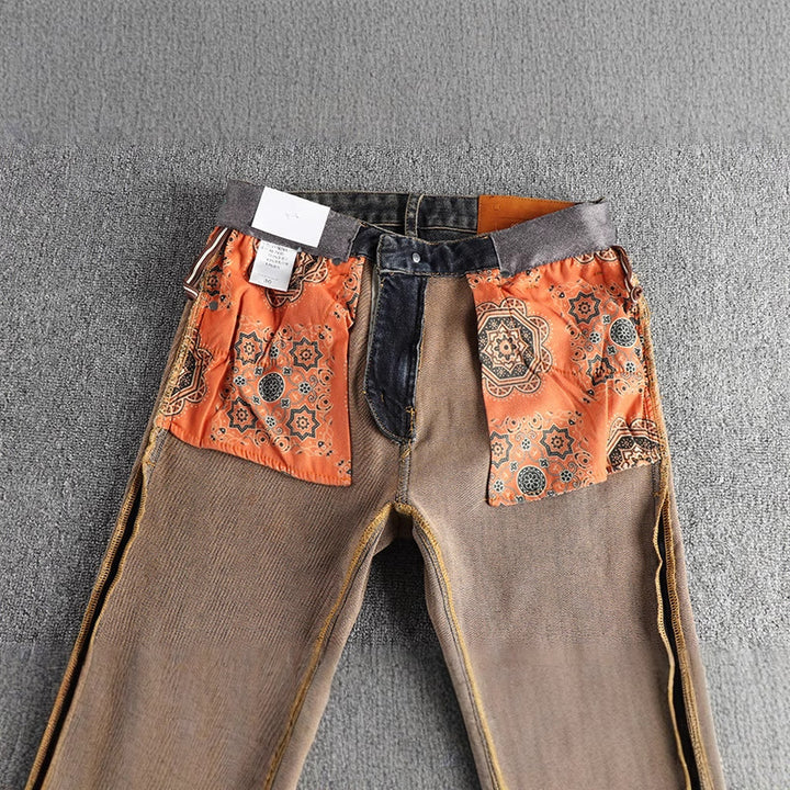 Slim fit jeans for men with a chic and stylish worn casual look