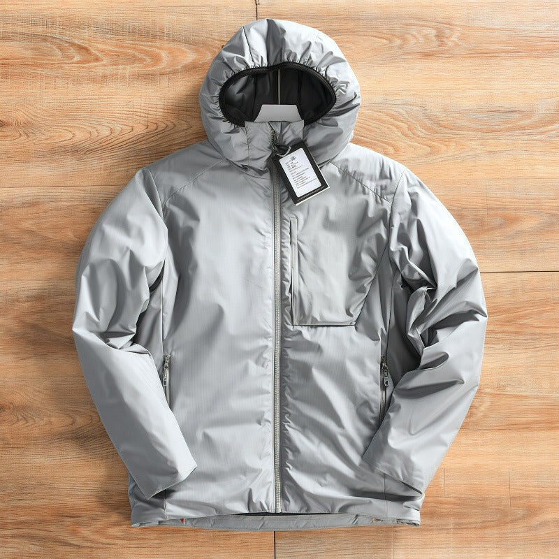 Women Lightweight Padded Hooded Jacket with Minimalist Outdoor Insulation Amarae