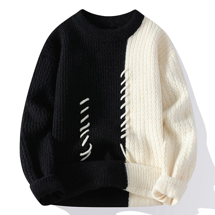 Women's structured sweater with a unique design and a woven pattern Lune London