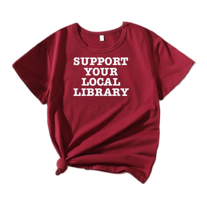 Ladies Leisure Literary Support T-shirt Lune London