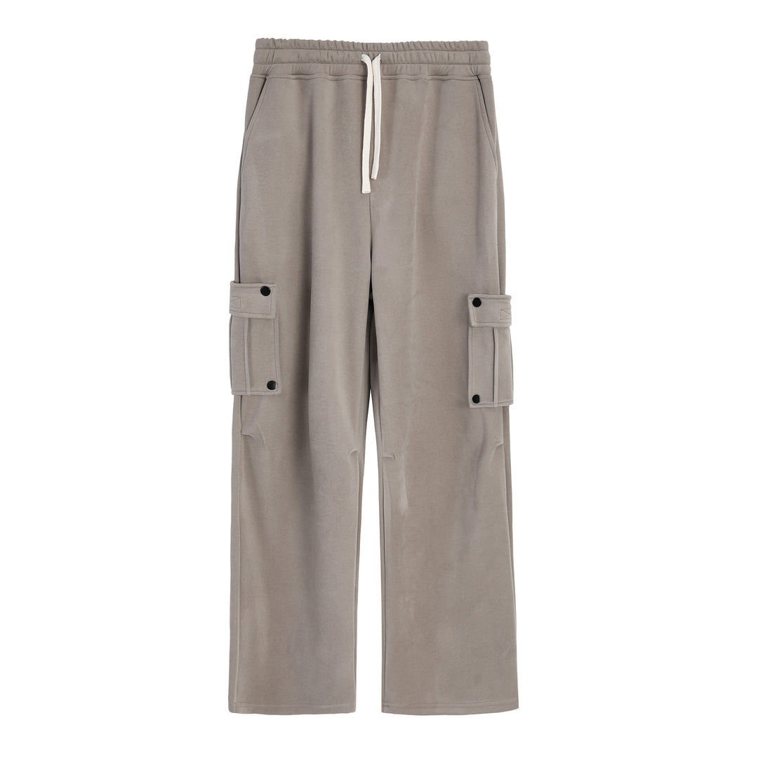 Cargo jogger pants for men with side pockets and elastic waistband Lune London