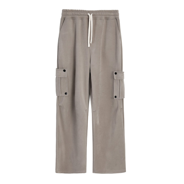 Cargo jogger pants for men with side pockets and elastic waistband Lune London