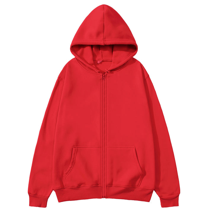Women’s fleece hooded jacket with full zipper Lune London
