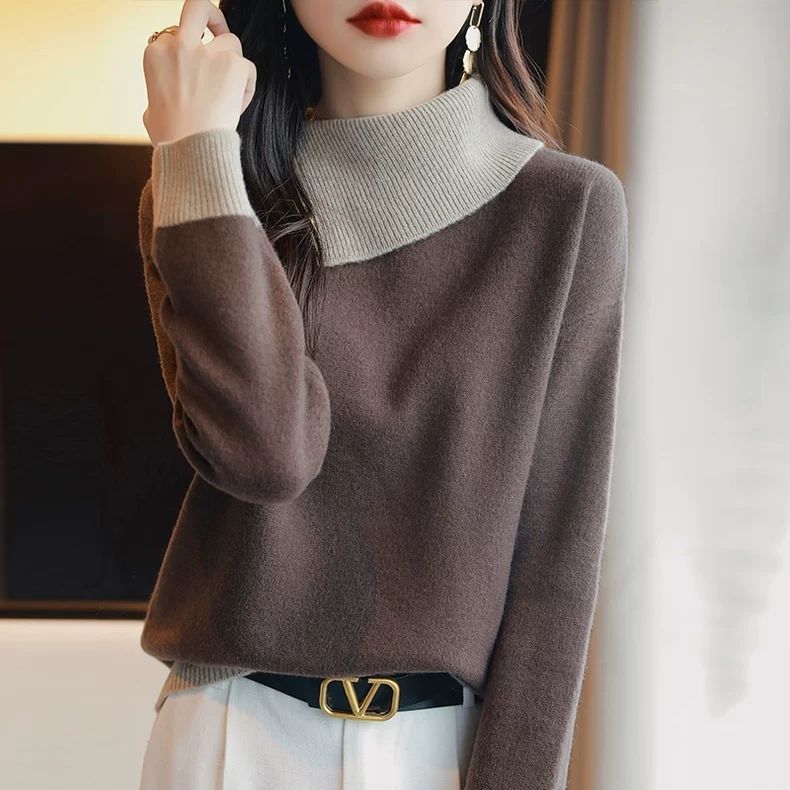 Pull col roulé confortable pour femme Chic & Stil