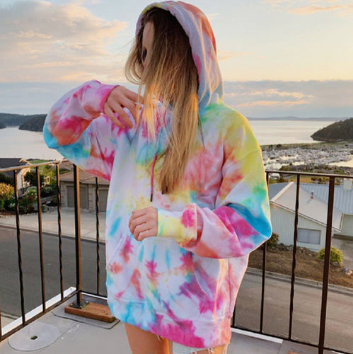 Ladies Hoodie Made Of Cozy Material with Batik Design Amarae