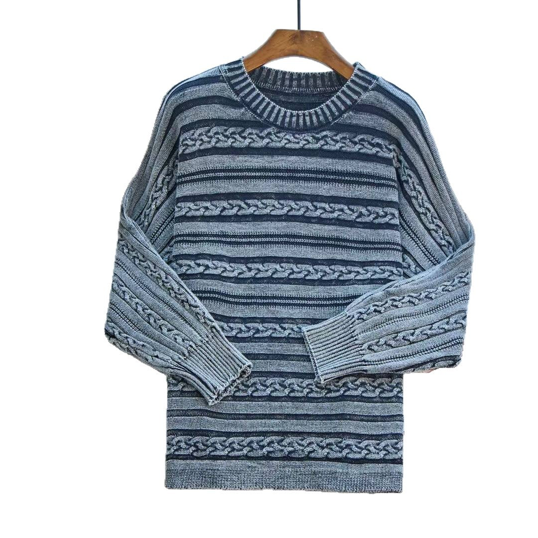 Pull en tricot pour femmes avec design en câble structuré et coupe moderne Chic & Stil