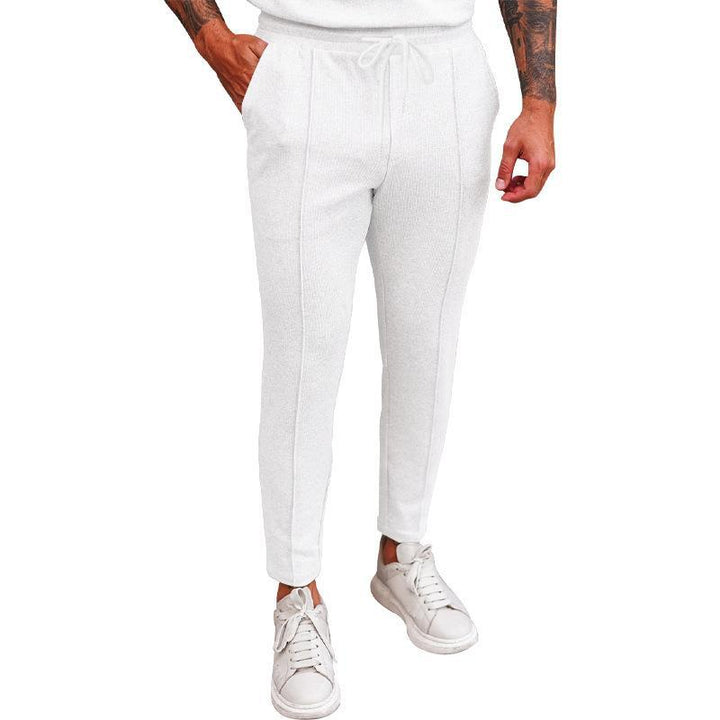Casual women’s pants with elastic waistband and drawstring Lune London