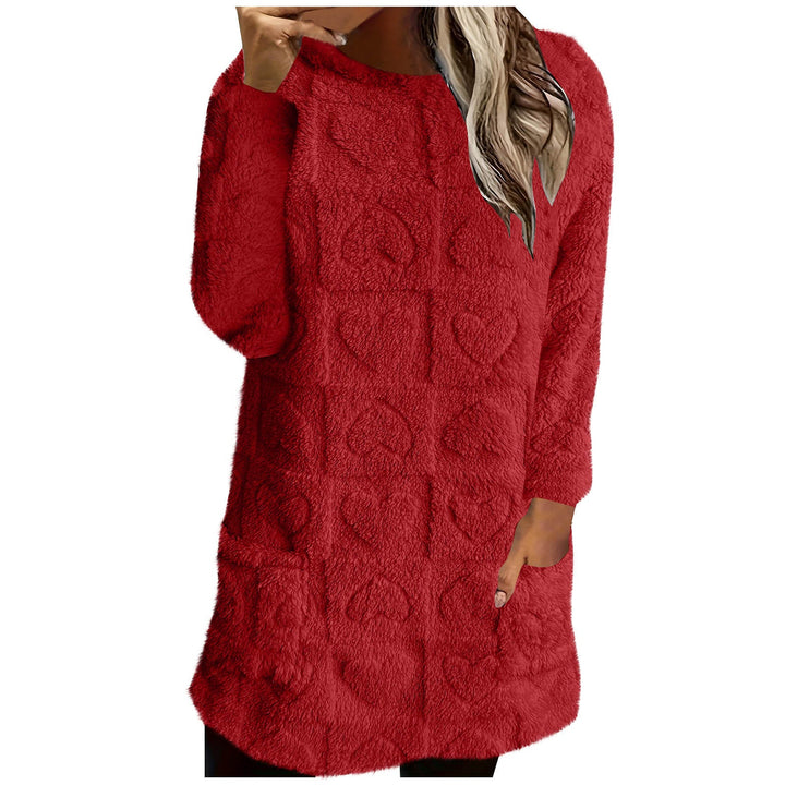 Ladies Cozy Tunic with Heart Pattern Amarae