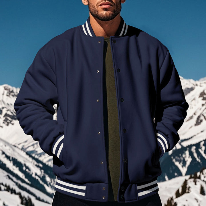 Sporty bomber jacket for men with contrasting edges Lune London