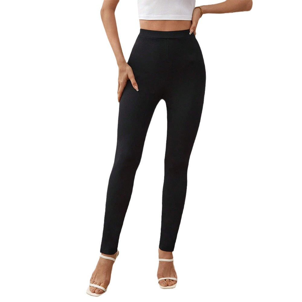Leggings Taille Haute pour Femmes en Matériau Élastique Chic & Stil