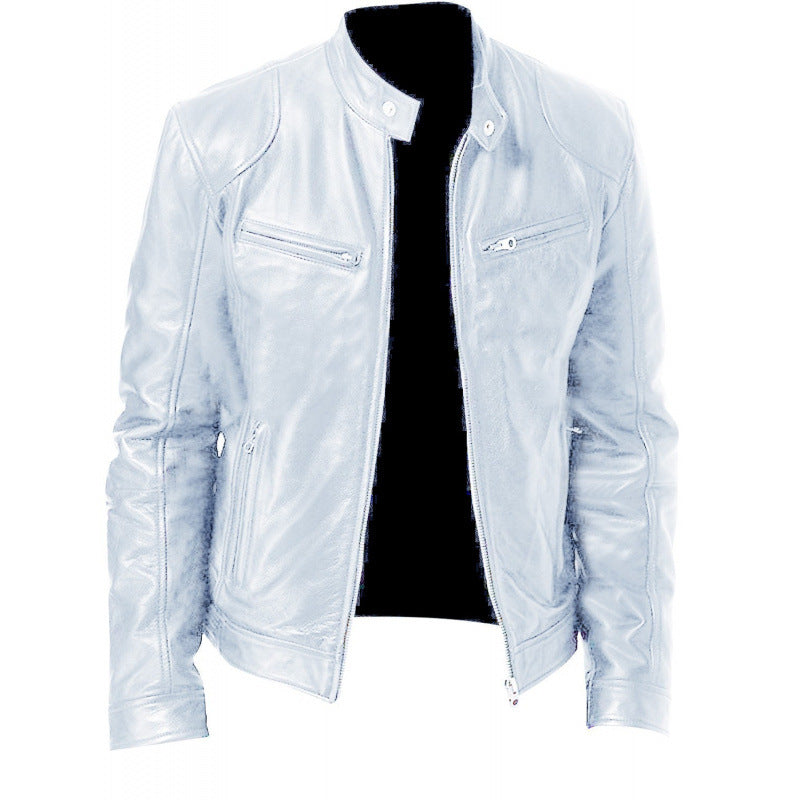 Premium leather biker jacket for men Lune London