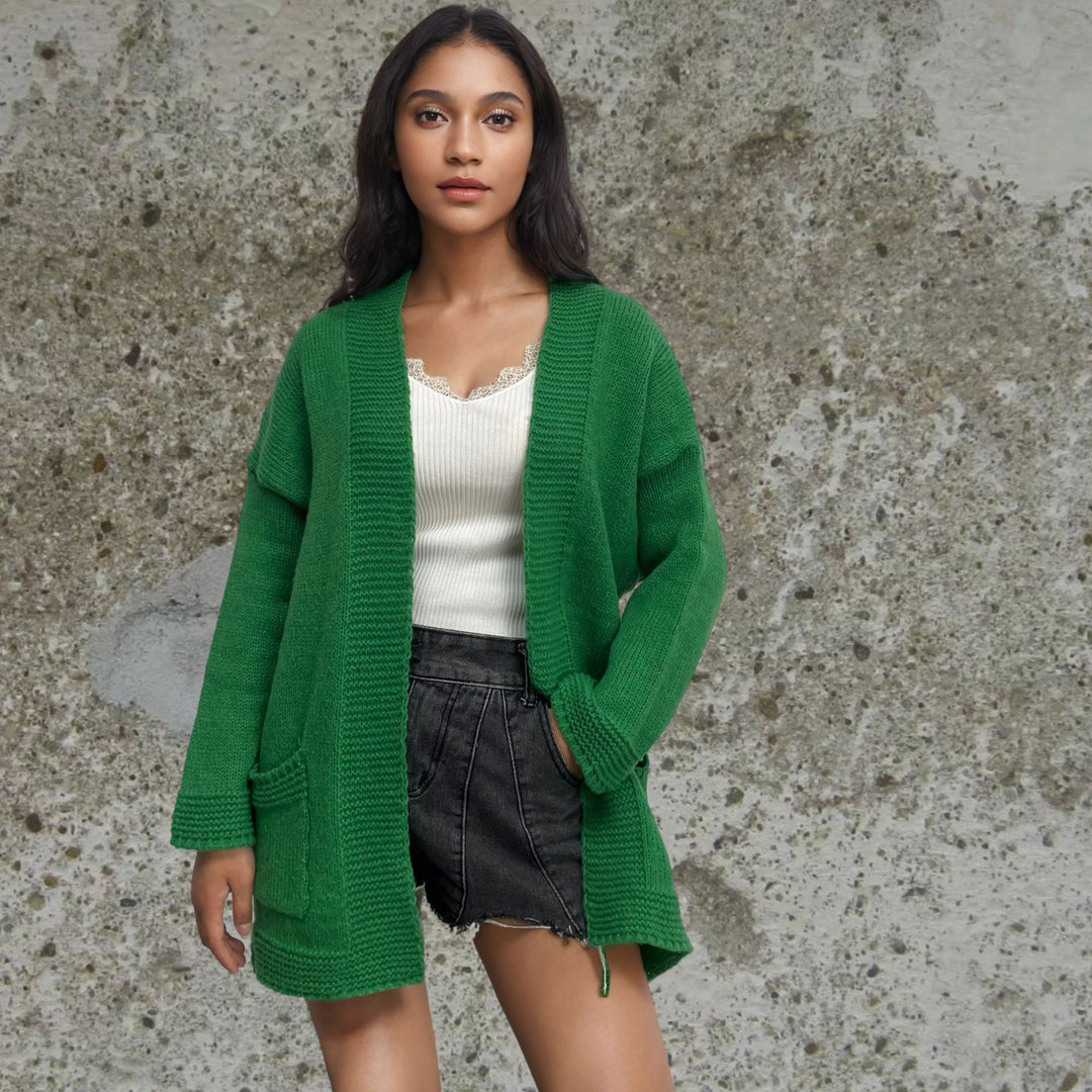 Knitted jacket for women in an oversized casual style Lune London
