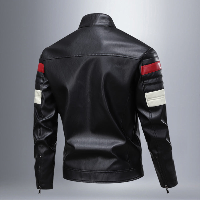 Lune London men's leather motorcycle jacket