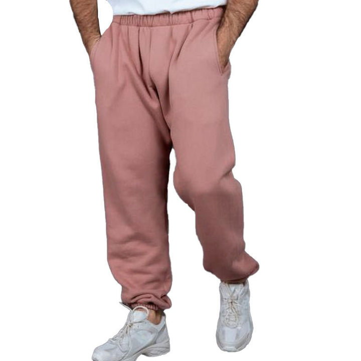 Men's sporty casual pants with elastic waistband and practical side pockets Chic & Stil