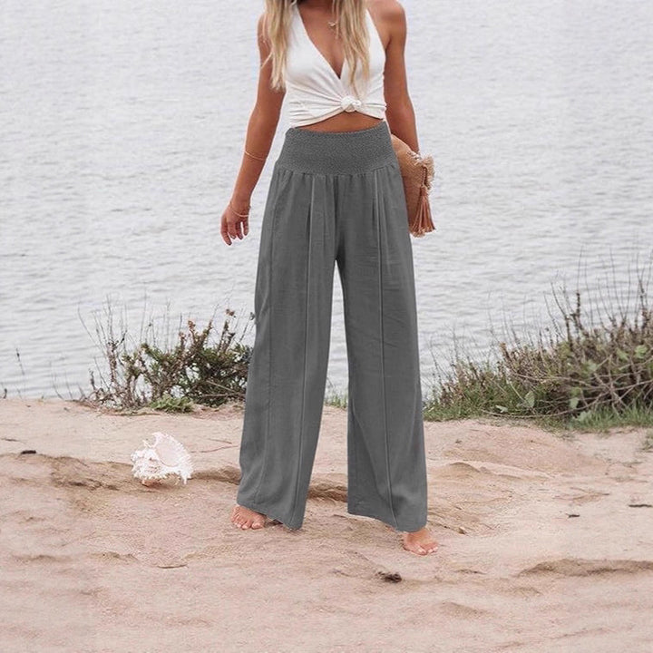 Ladies Elegant and airy palazzo pants Lune London