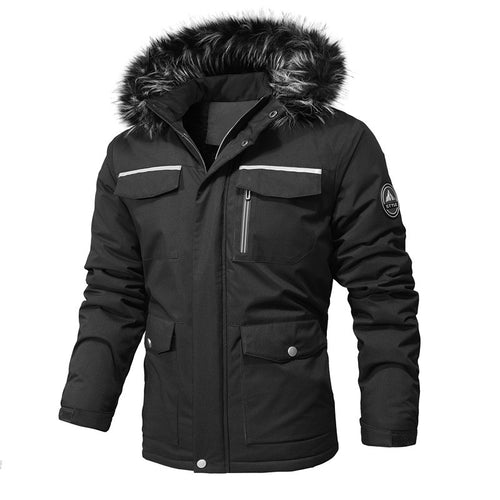Men's Chic Winter Parka and Style