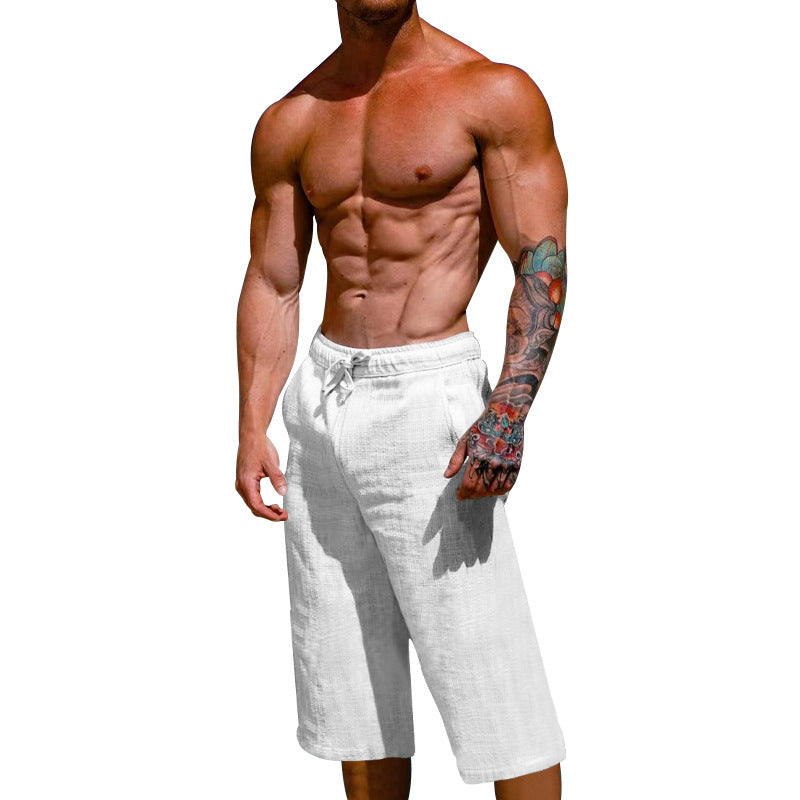 Comfortable active shorts for men with elastic waistband and side pockets Lune London
