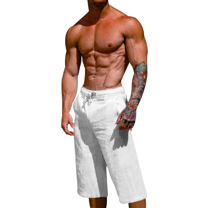 Comfortable active shorts for men with elastic waistband and side pockets Lune London