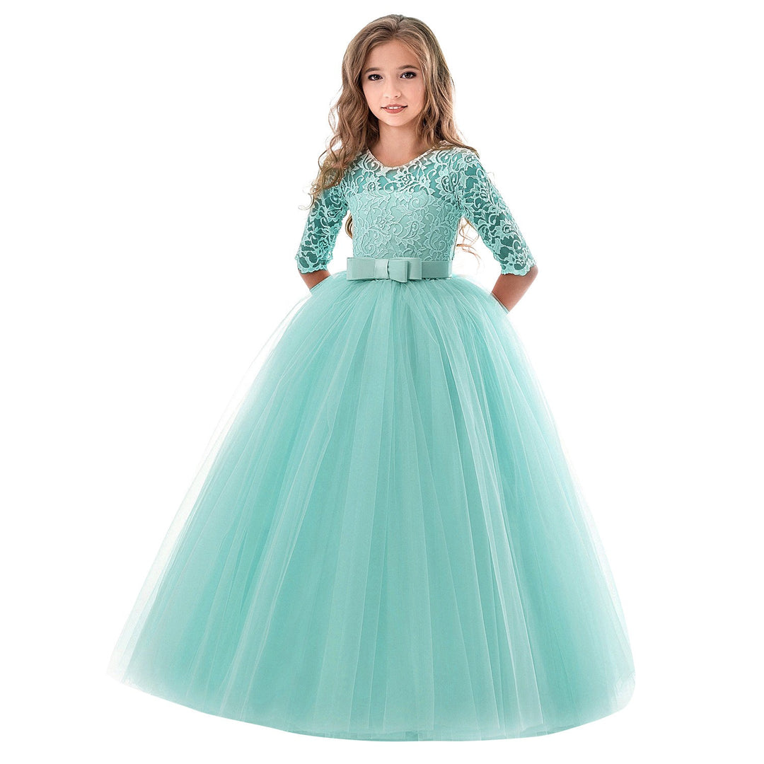 Women’S Princess Dress with Lace Top and Tulle Skirt Lune London