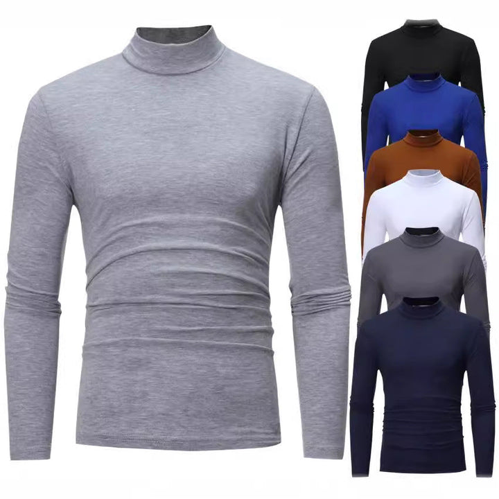 Men's Elegant Turtleneck T-Shirt Made Of Soft Jersey Lune London