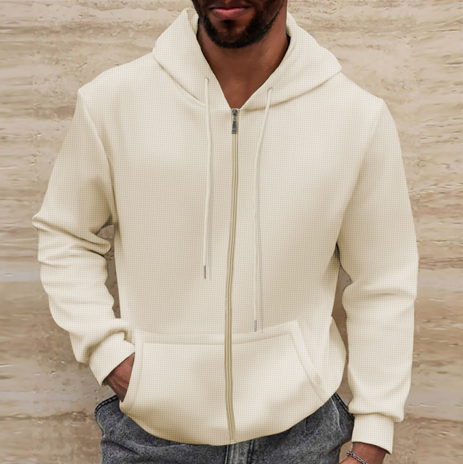 Men's zippered hoodie with practical pockets Lune London