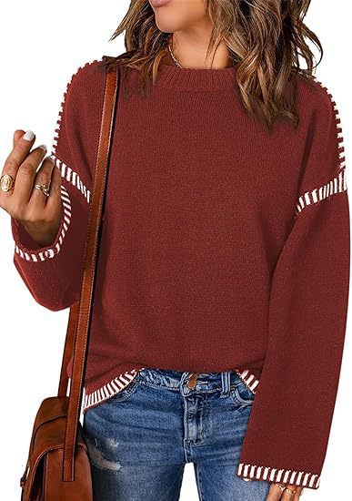 Fashionable women's sweater with structured material and stripe-shaped details Lune London