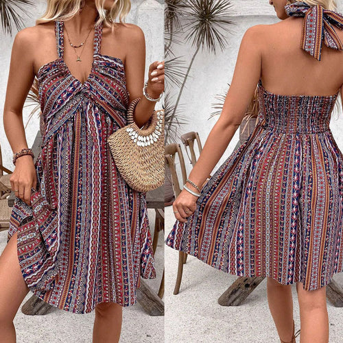 Bohemian Chic Strap Dress