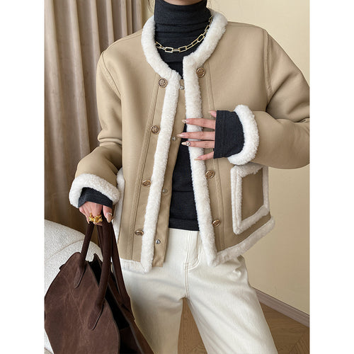 Women's Stylish Faux Leather Jacket with Lining Chic & Stil