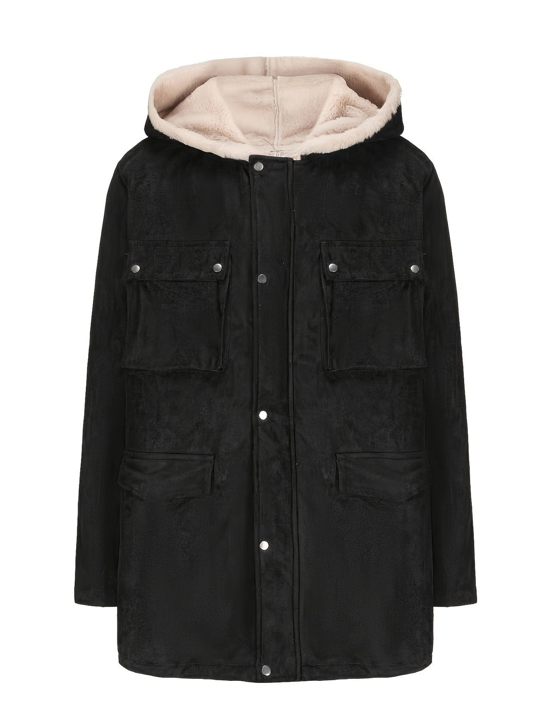 Ladies urban winter parka with soft inner lining Lune London