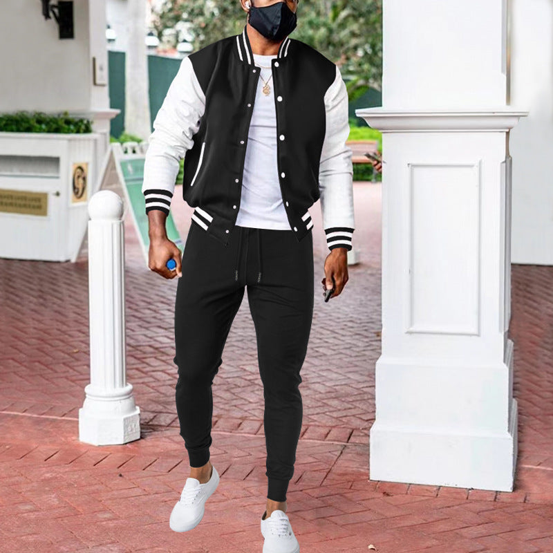 Sport college jacket for men with high-quality materials and elastic cuffs Lune London