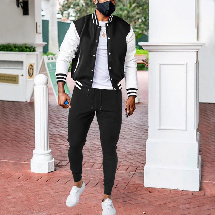 Sport college jacket for men with high-quality materials and elastic cuffs Lune London