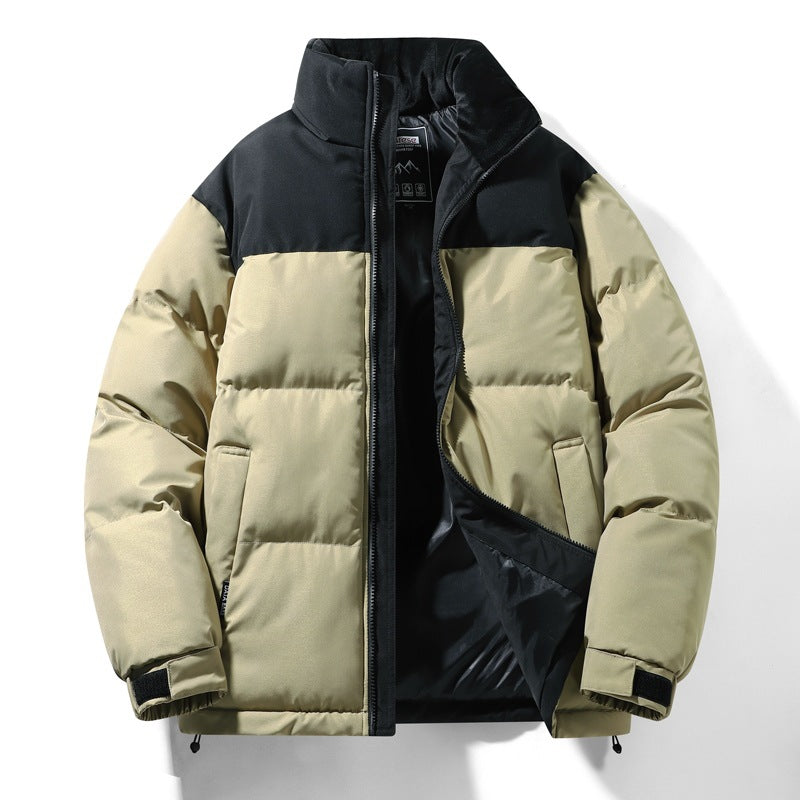 Men's padded quilted jacket with high thermal performance, water-repellent surface, and elastic cuffs Amarae