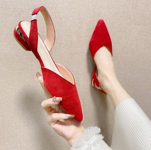 Women Elegant Slingback Ballerinas with Adjustable Strap Design Chic und Stil