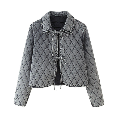 Quilted leisure jacket for women with adjustable drawstring Amarae