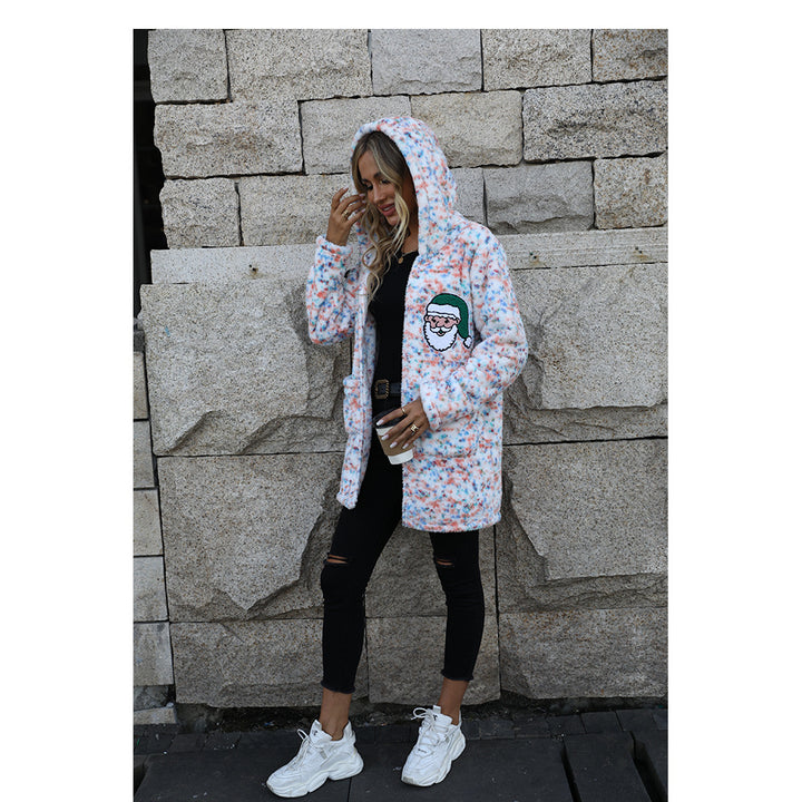 Ladies hoodie in cozy fleece Lune London