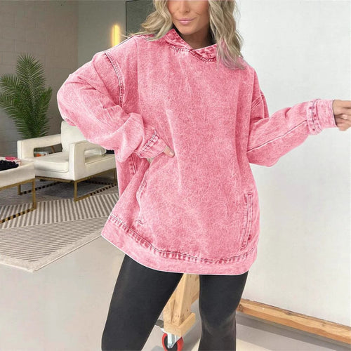 Casual denim hoodie for women Amarae
