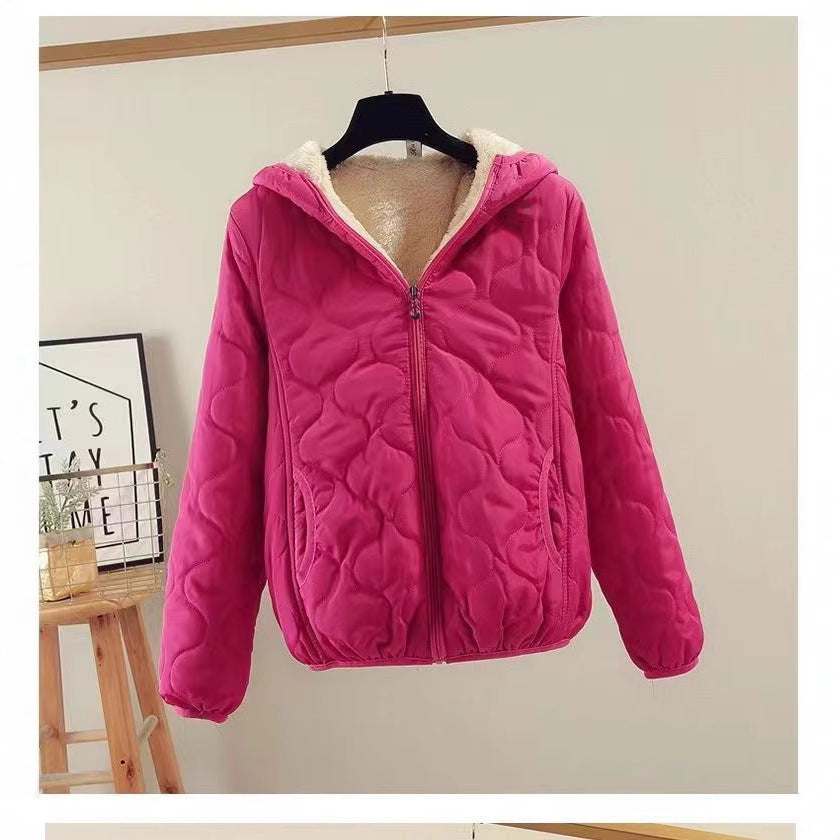 Ladies quilted transitional jacket with soft lining Lune London
