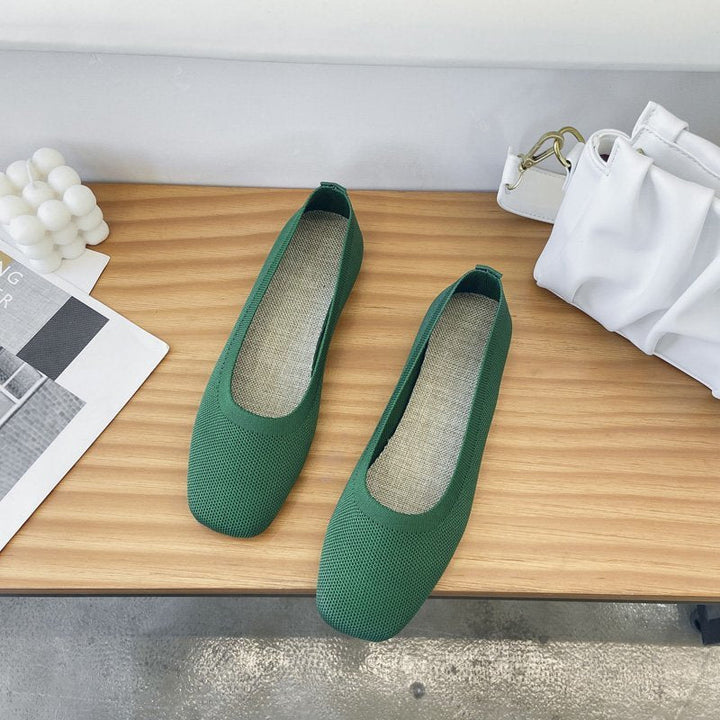 Women's Breathable Ballet Flats Made of Flexible Material Lune London