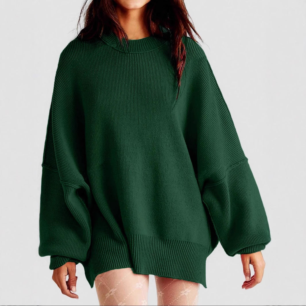 Women Oversized Sweater with textured pattern casual Lune London