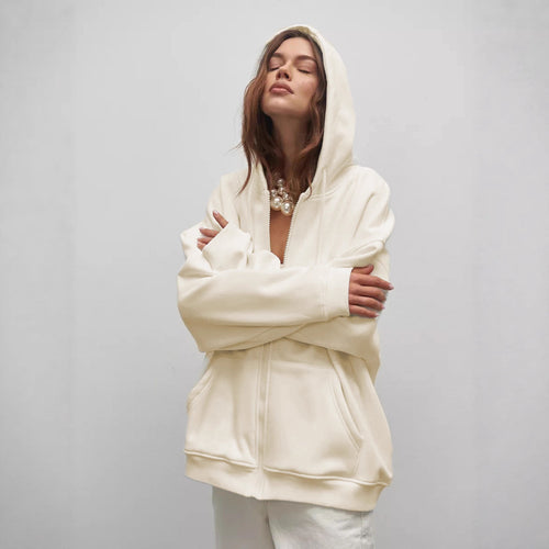 Sweat à capuche femme confortable avec une coupe extra large et un confort optimal Chic & Stil