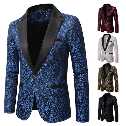 Elegant blazer for men with floral patterns Amarae
