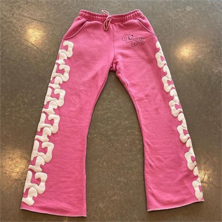 Women's sweatpants with creative side details and comfortable fit Chic & Stil