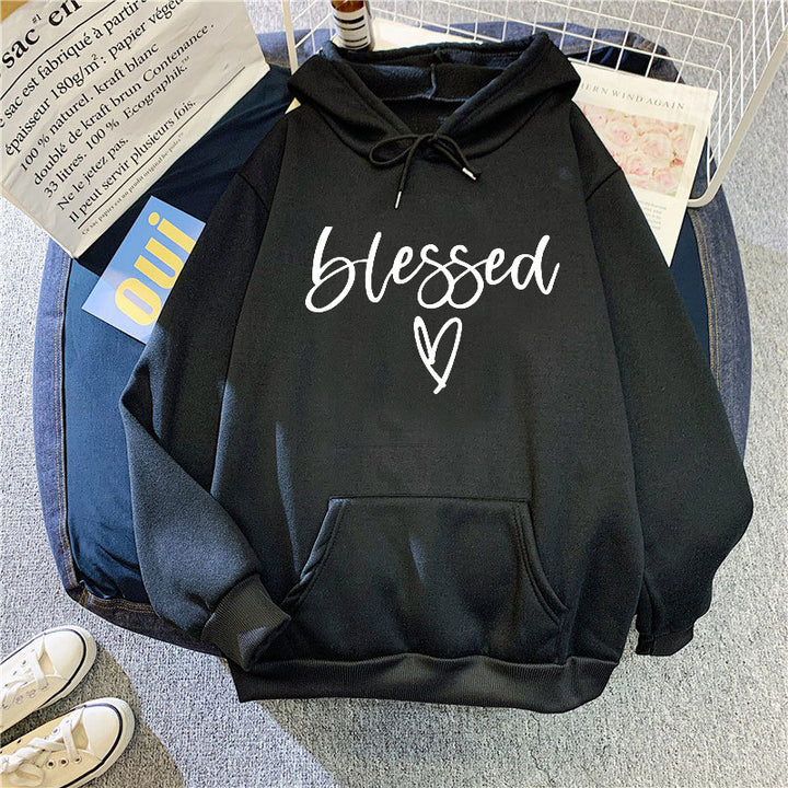 Women's comfortable hoodie with inspiring print Chic & Stil
