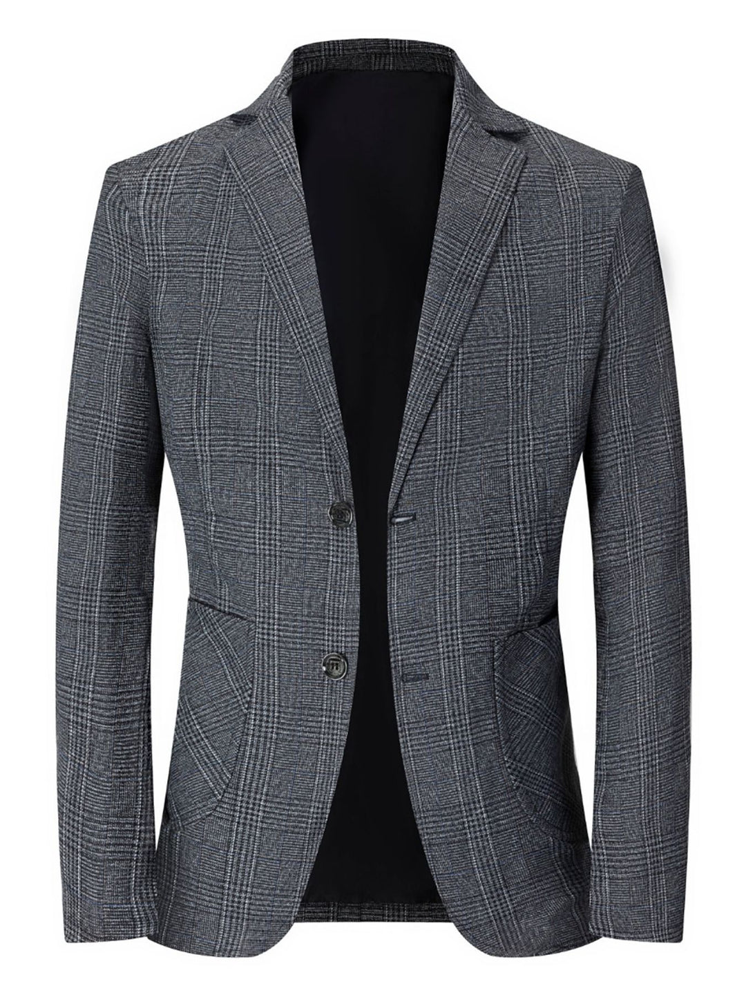 Trendy slim-fit checkered blazer for men Lune London