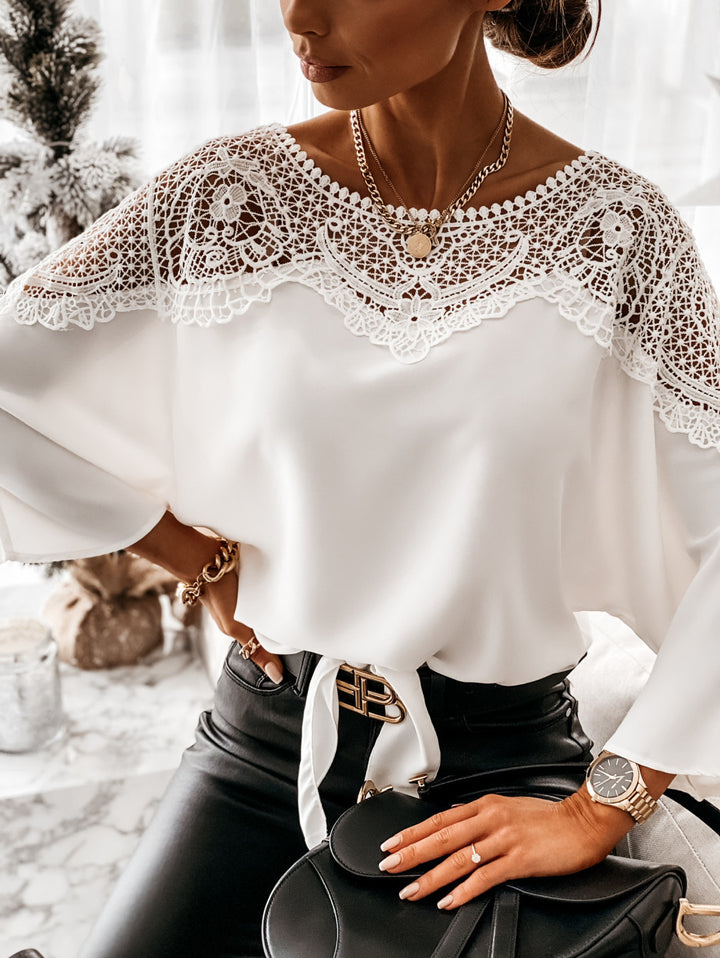 Ladies Elegant Lace Chic Blouse and Style