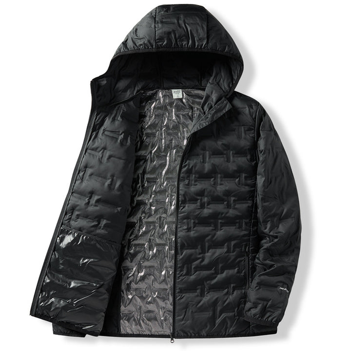 Men's Ultralight Padded Jacket with Hood and Compact Padding Amarae