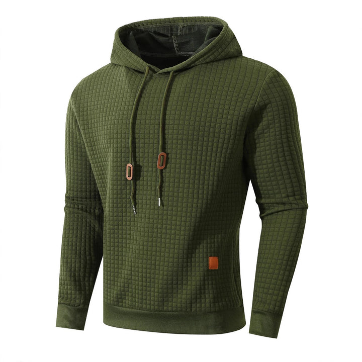 Men's hoodie with textured design Lune London