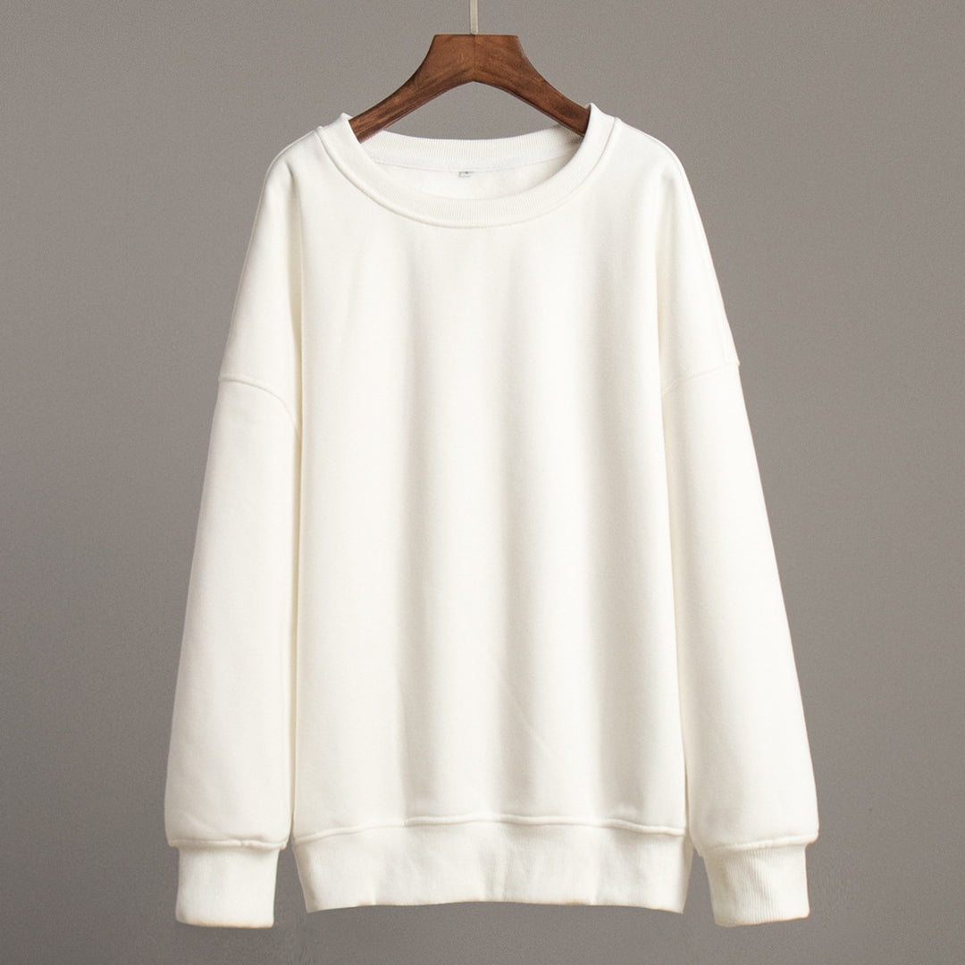 Sweatshirt oversized pour femmes avec coupe décontractée et intérieur doux Chic & Stil
