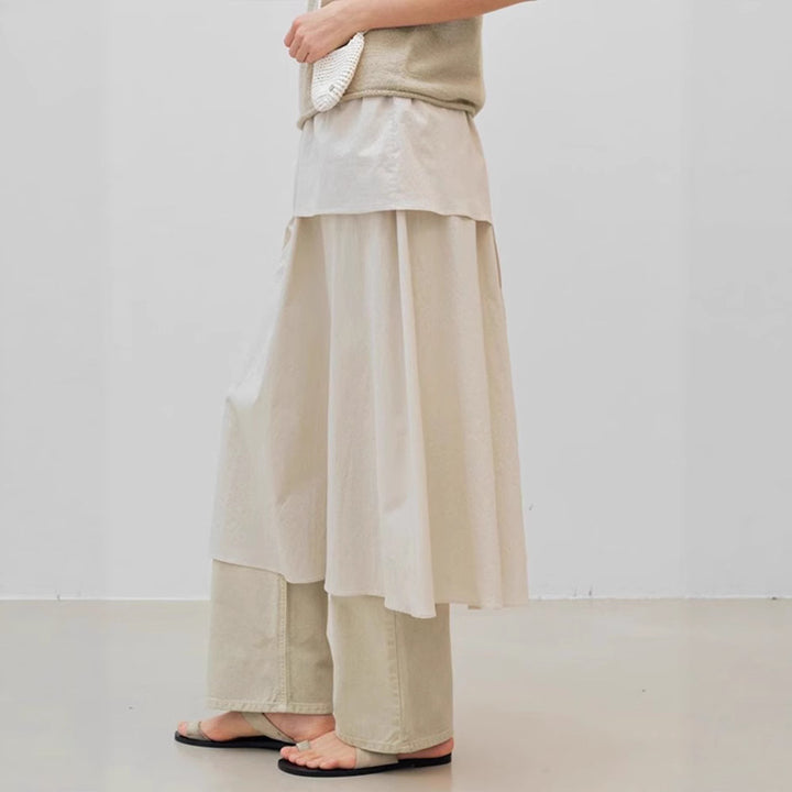 Jupe maxi élégante pour femme avec coupe fluide et taille élastique Chic & Stil