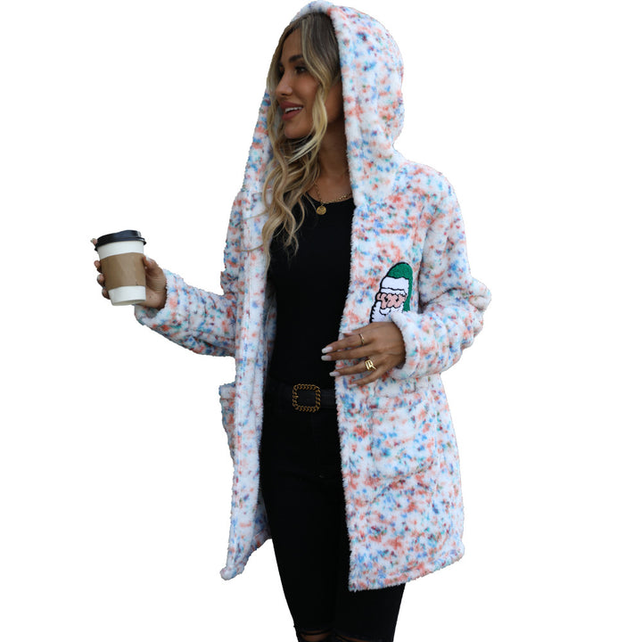 Ladies hoodie in cozy fleece Lune London